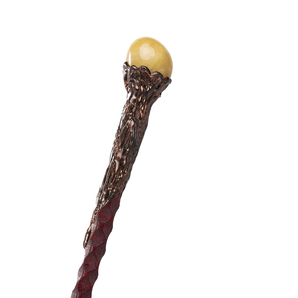 Retro Natural Crystal Stone Magic Truncheon Magic Wand