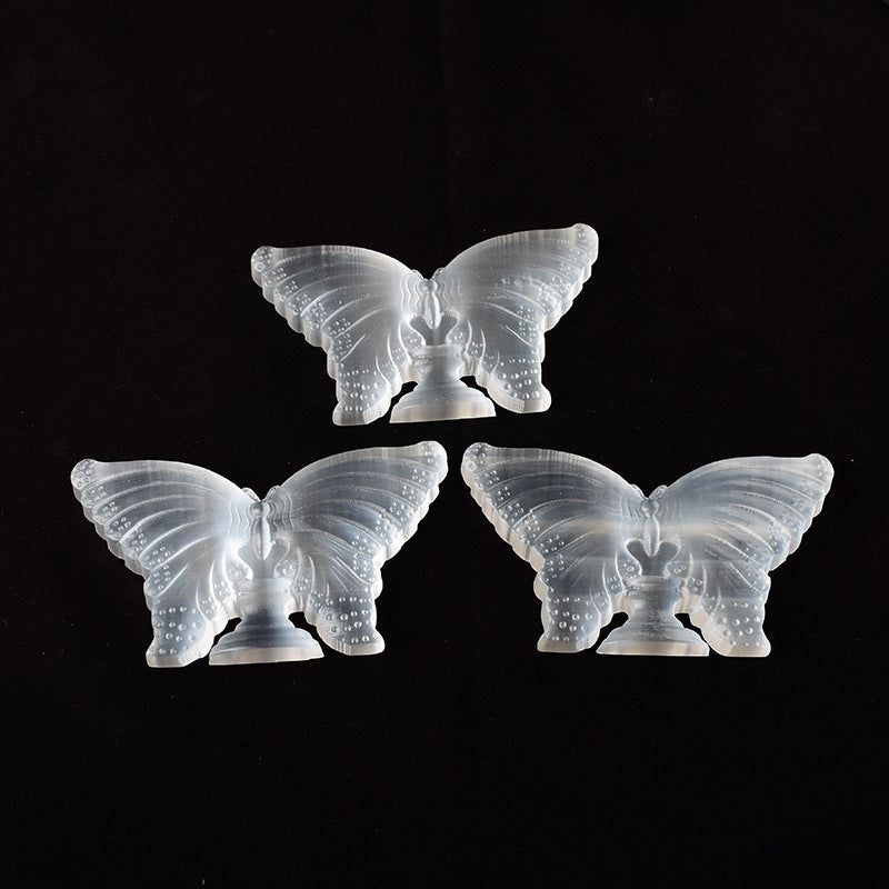 Selenite Butterfly Ornaments