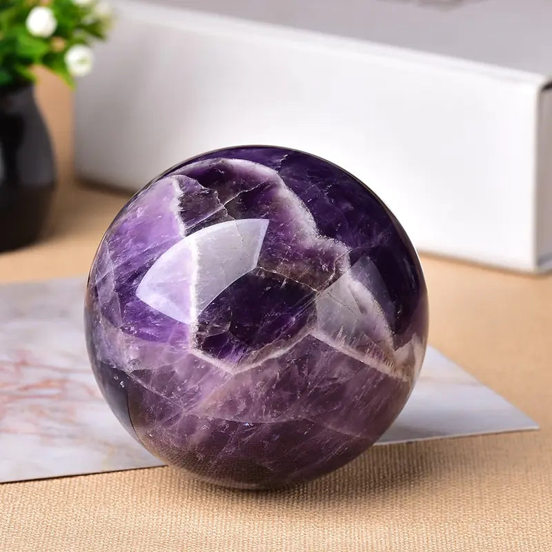 FREE SHIPPING!!Natural Amethyst Sphere